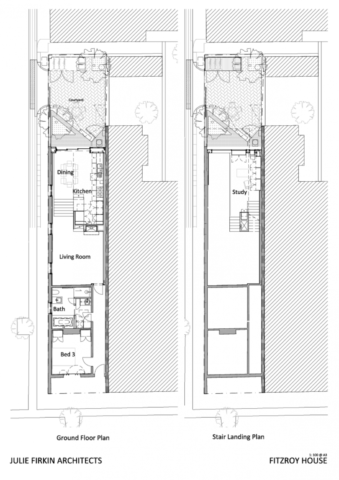 Fitzroy House | Julie Firkin Architects | Lower Plans Fitzroy House | Julie Firkin Architects | Builtworks.com.au