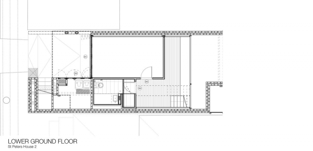 St Peters House II | Kreis Grennan Architecture | Plan Lower Ground St Peters House II | Kreis Grennan Architecture | Plan Lower Ground | Builtworks.com.au