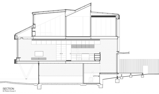 St Peters House II | Kreis Grennan Architecture | Section St Peters House II | Kreis Grennan Architecture | Section
