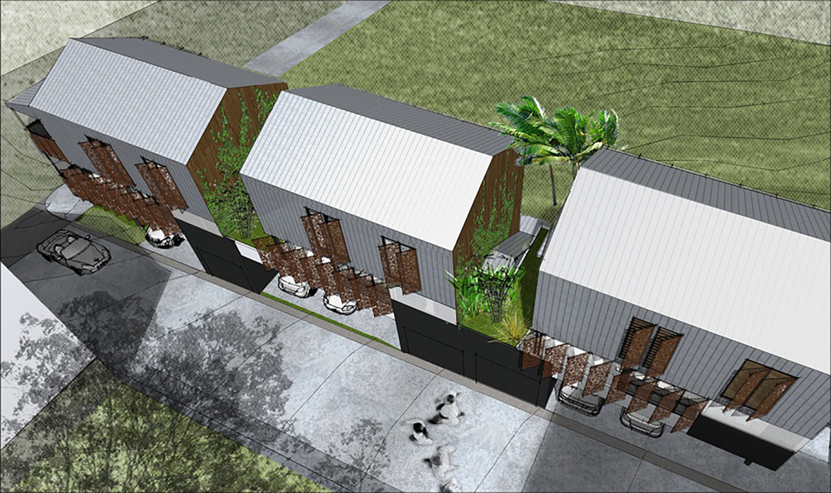 TRIO ON AMOS | Design: REFRESH*DESIGN  | Images: Andy MacPherson | Builtworks.com.au