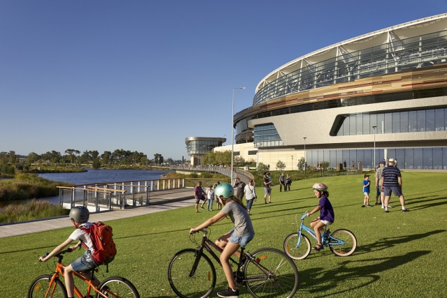 Optus Stadium | Design: COX Architecture, Hassell, and HKS  | Images: Peter Bennetts | Builtworks.com.au