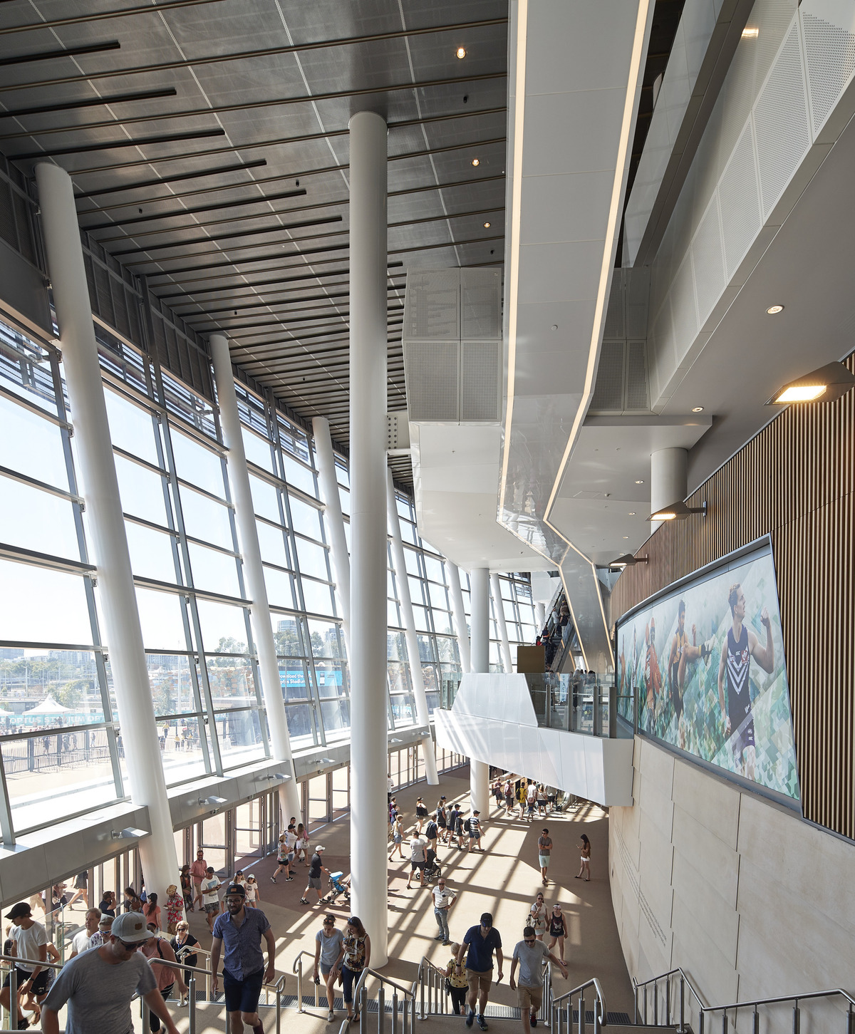 Optus Stadium | Design: COX Architecture, Hassell, and HKS  | Images: Peter Bennetts | Builtworks.com.au