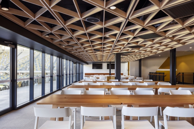 Queensland Country Bank Stadium | Design: COX Architecture and Counterpoint Architecture | Images: Christopher Frederick Jones and Andrew Rankin Queensland Country Bank Stadium | Design: COX Architecture and Counterpoint Architecture | Images: Christopher Frederick Jones and Andrew Rankin | Builtworks.com.au