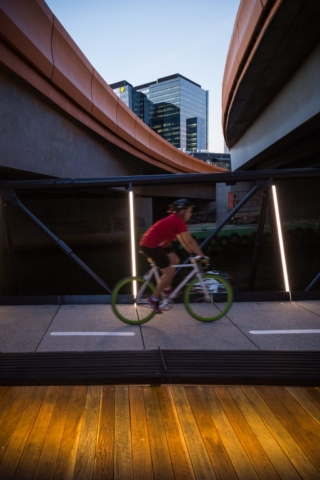 Jim Stynes Bridge | Design: COX | Images: Tommy Miller Jim Stynes Bridge | Design: COX | Images: Tommy Miller | Builtworks.com.au