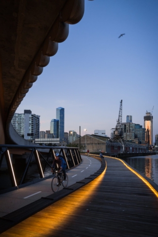 Jim Stynes Bridge | Design: COX | Images: Tommy Miller Jim Stynes Bridge | Design: COX | Images: Tommy Miller | Builtworks.com.au