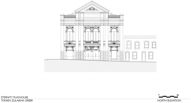 Eternity Playhouse | Design: Tonkin Zulaikha Greer Architects | North Elevation | Builtworks.com.au