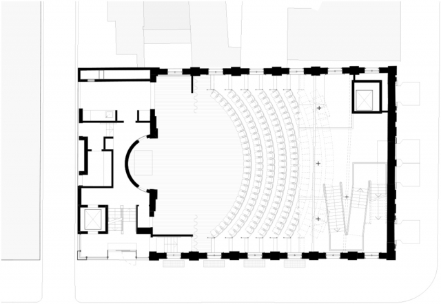Eternity Playhouse | Design: Tonkin Zulaikha Greer Architects | Ground Floor Layout | Builtworks.com.au