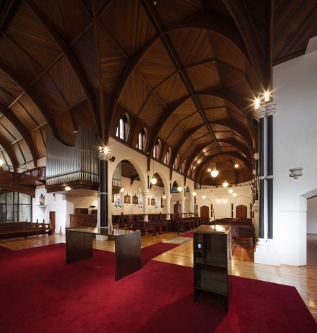 Good Shepherd Chapel | Design: Robert Simeoni Architects | Image: Trevor Mein Good Shepherd Chapel | Design: Robert Simeoni Architects | Image: Trevor Mein | Builtworks.com.au