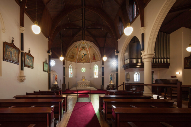 Good Shepherd Chapel | Design: Robert Simeoni Architects | Image: Trevor Mein Good Shepherd Chapel | Design: Robert Simeoni Architects | Image: Trevor Mein | Builtworks.com.au
