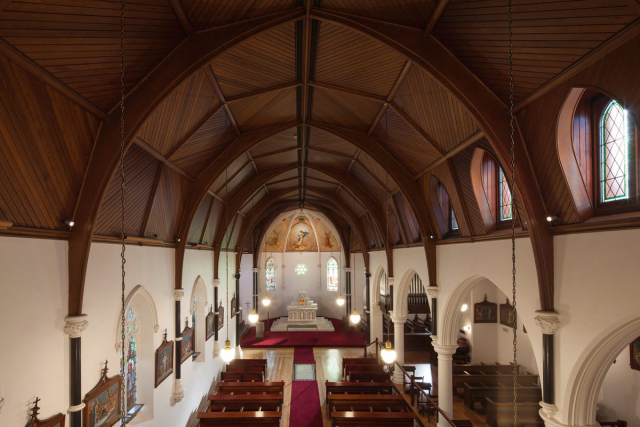 Good Shepherd Chapel | Design: Robert Simeoni Architects | Image: Trevor Mein Good Shepherd Chapel | Design: Robert Simeoni Architects | Image: Trevor Mein | Builtworks.com.au