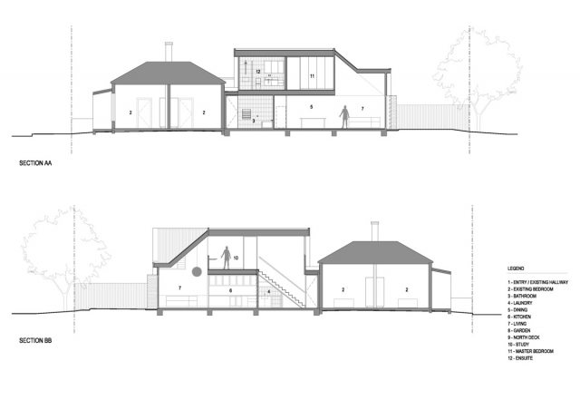 Gold Street Residence | Design: Sarah Kahn Architect | Ground Floor Plan Gold Street Residence | Design: Sarah Kahn Architect | Builtworks.com.au