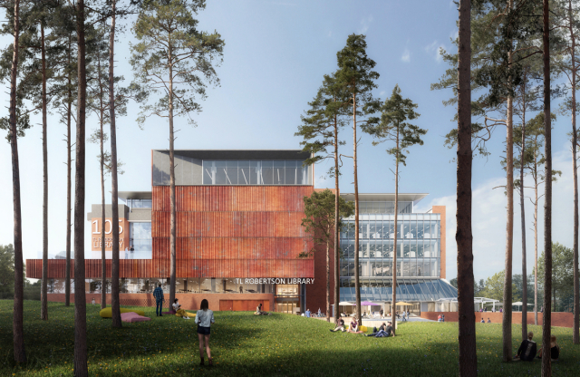 TL Robertson Library Curtin University | Design: Hames Sharley and Schmidt Hammer Lassen | Builtworks.com.au