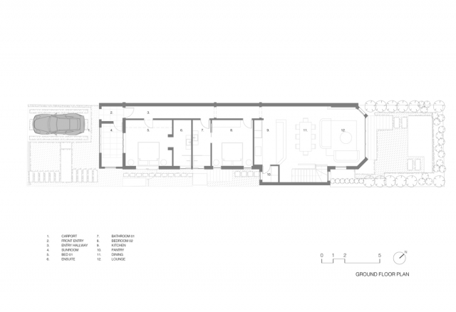 Zuster House | Design: Bijl Architecture | Ground Floor Plan Zuster House | Design: Bijl Architecture | Ground Floor Plan | Builtworks.com.au