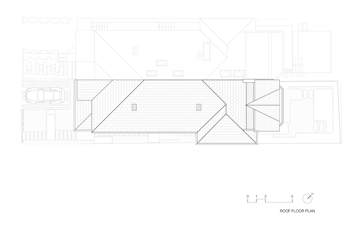 Zuster House | Design: Bijl Architecture | Roof Floor Plan | Builtworks.com.au