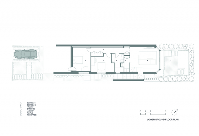 Zuster House | Design: Bijl Architecture | Lower Ground Floor Plan | Builtworks.com.au