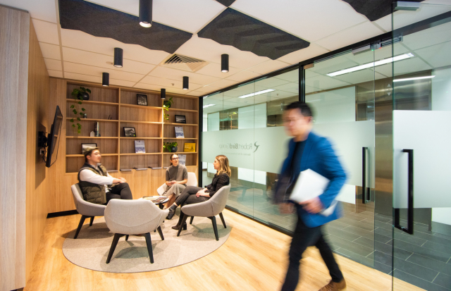 Robert Bird Group Office Fitout | Design: Hames Sharley | Image: Daniel Trimboli Robert Bird Group Office Fitout | Design: Hames Sharley | Image: Daniel Trimboli | Builtworks.com.au