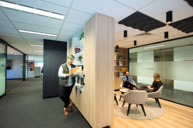 Robert Bird Group Office Fitout | Design: Hames Sharley | Image: Daniel Trimboli Robert Bird Group Office Fitout | Design: Hames Sharley | Image: Daniel Trimboli | Builtworks.com.au