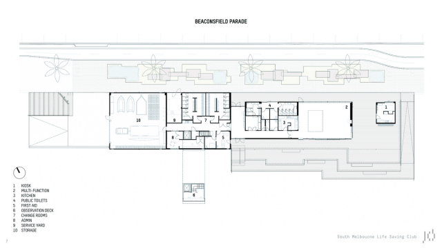 South Melbourne Life Saving Club | Design: JCB South Melbourne Life Saving Club | Design: JCB | Builtworks.com.au