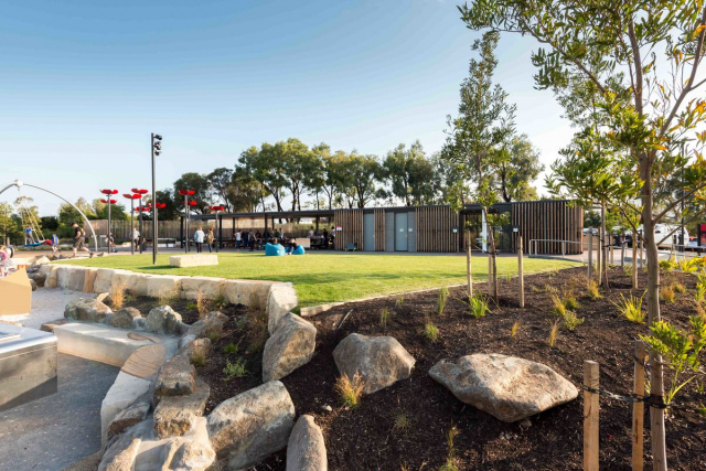 Legacy Park Community Hub | Design: Playce | Image: Matt Sansom Legacy Park Community Hub | Design: Playce | Image: Matt Sansom | Builtworks.com.au