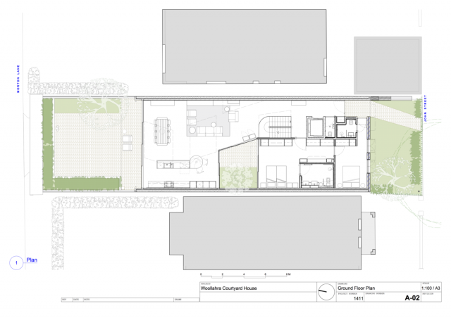 Woollahra Courtyard House | Design: CO-AP | Builtworks.com.au