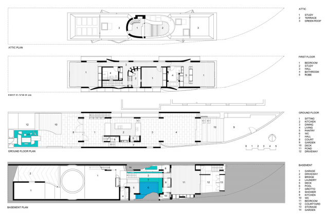 Seacliff House | Design: Chris Elliott Architects | Plan | Builtworks.com.au