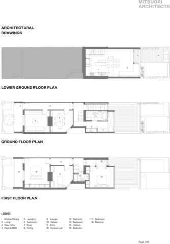 Vertical House | Design: Mitsuori Architects | Floor Plans | Builtworks.com.au