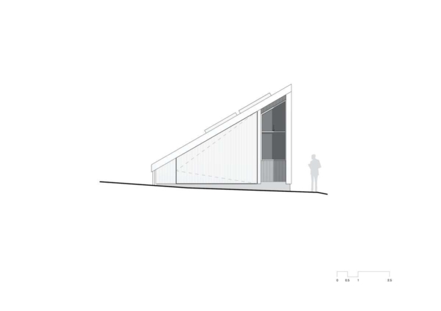 Gawthorne's Hut | Design: Cameron Anderson Architects | Western Elevtion | Builtworks.com.au