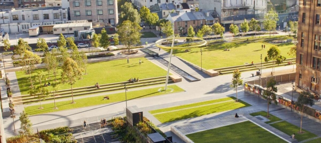 Central Park Public Domain | Public Domain Masterplan and Design: Turf Design | Image: Ethan Rohloff, Murray Fredericks, Simon Wood | Builtworks.com.au