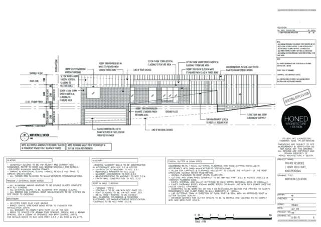 Launceston Modernist | Design: HONED Architecture + Design | North Elevation | Builtworks.com.au