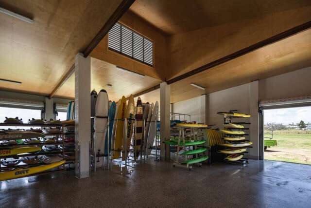 Emu Park Life Saving Club Boatshed | Design: Design + Architecture | Image: Cam Murchison | Builtworks.com.au