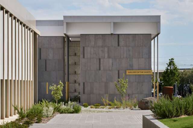 Gallery of the Saints Mausoleum Extension | Design: BENT Architecture | Image: Tom Roe | Builtworks.com.au