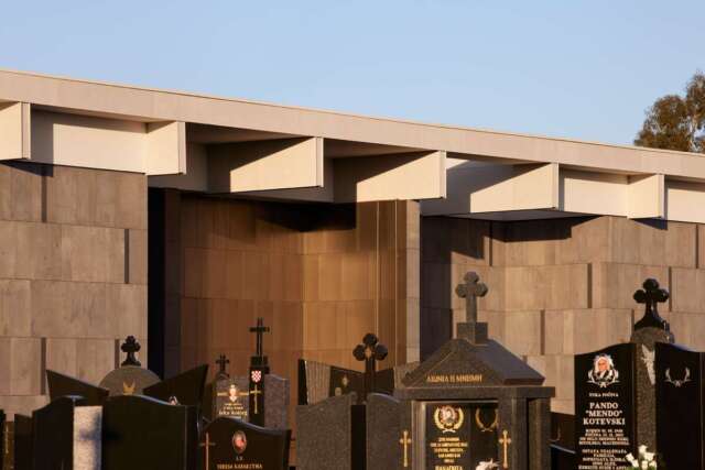 Gallery of the Saints Mausoleum Extension | Design: BENT Architecture | Image: Tom Roe | Builtworks.com.au