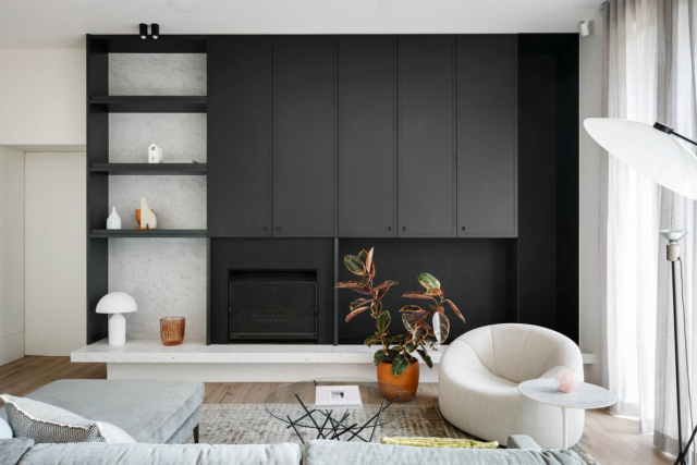 Monochrome House | Design: Pleysier Perkins Architects | Styling: Natalie James | Image: John Wheatley | Builtworks.com.au