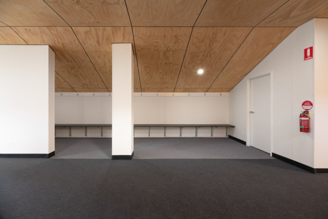 The Change Rooms | Design: Starbox Architecture | Image: Native Design Workshop | Builtworks.com.au
