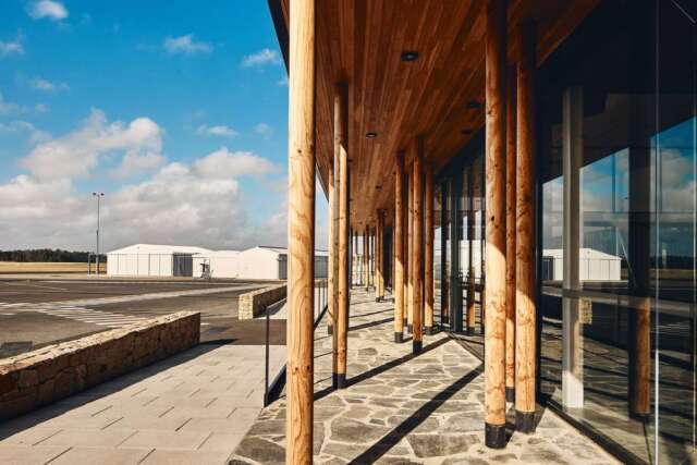 Mount Gambier Regional Air Terminal | Design: Ashley Halliday Architects | Image: Peter Bennetts Mount Gambier Regional Air Terminal | Design: Ashley Halliday Architects | Image: Peter Bennetts | Builtworks.com.au