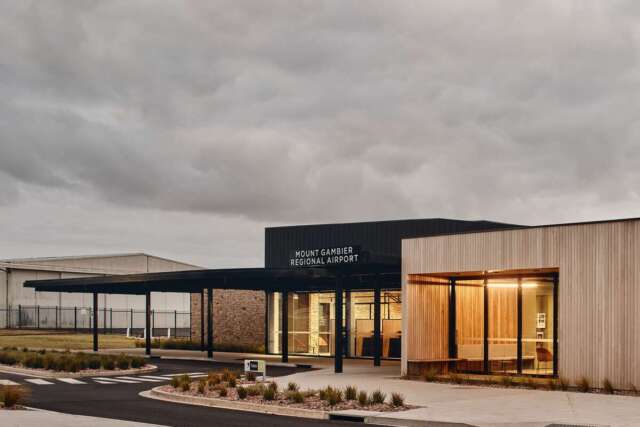Mount Gambier Regional Air Terminal | Design: Ashley Halliday Architects | Image: Peter Bennetts Mount Gambier Regional Air Terminal | Design: Ashley Halliday Architects | Image: Peter Bennetts | Builtworks.com.au
