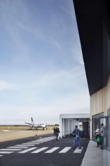 Kangaroo Island Air Terminal | Design: Ashley Halliday Architects | Image: Sam Noonan | Builtworks.com.au