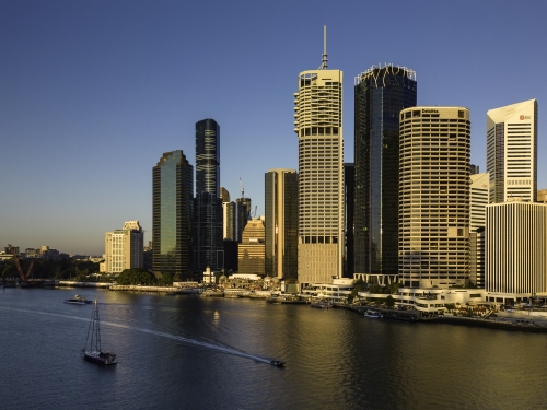 Eagle Street section, Brisbane City Reach Waterfront, QLD 2023